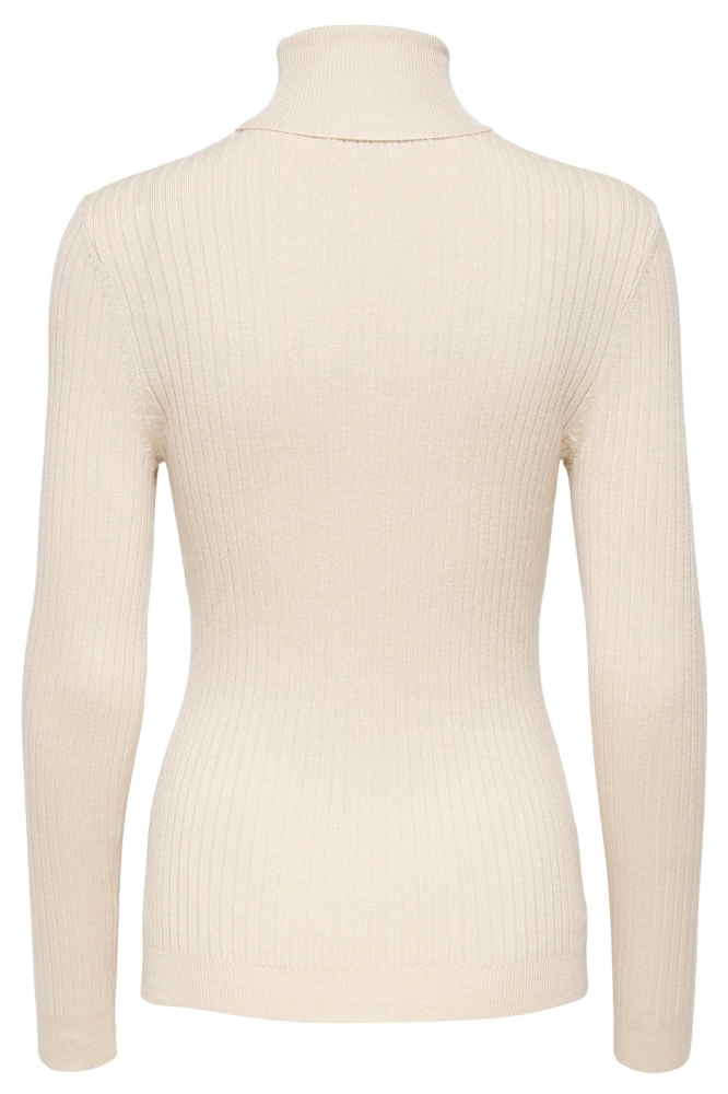 ONLKAROL L/S ROLLNECK PULLOVER KNT 15165075 PUMICE STONE/W MELANGE